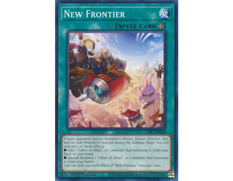New Frontier (CYAC-EN054) - 1st Edition