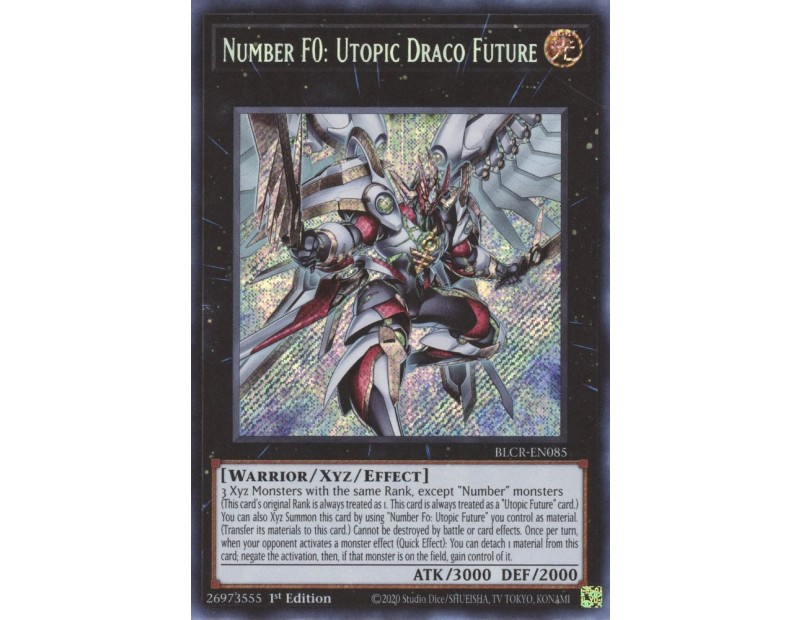 Number F0: Utopic Draco Future (BLCR-EN085) - 1st Edition