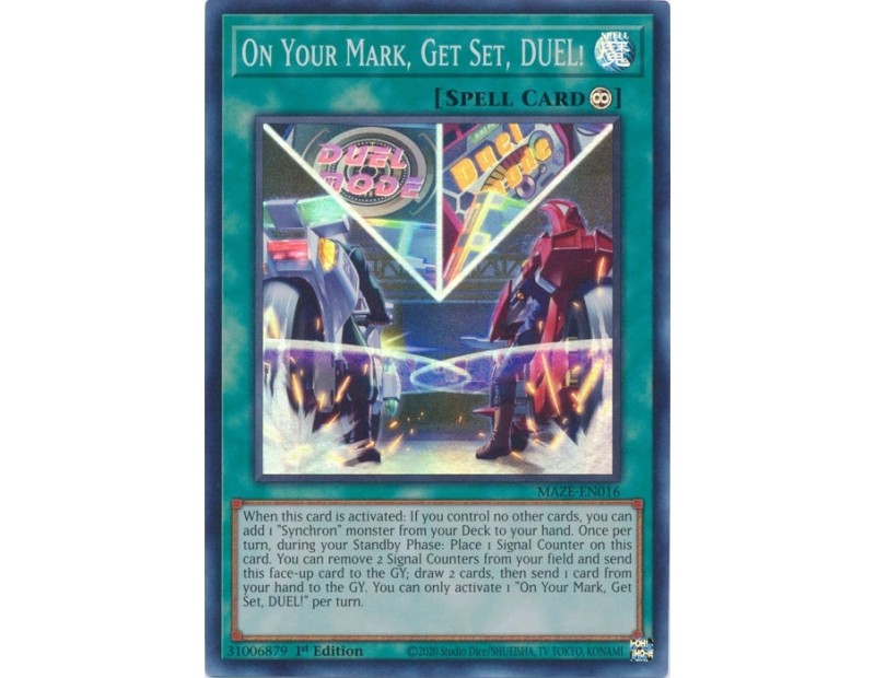 On Your Mark, Get Set, DUEL! (MAZE-EN016) - 1st Edition