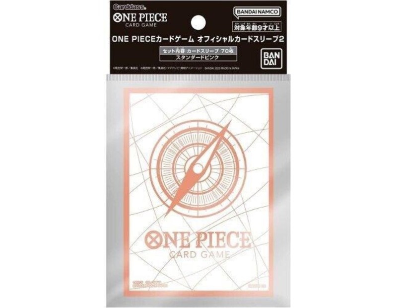 One Piece TCG Sleeves - Pink Art (70 Sleeves)