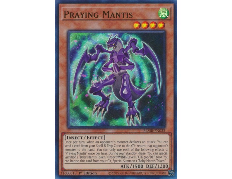 Praying Mantis (BLMR-EN033) - 1st Edition