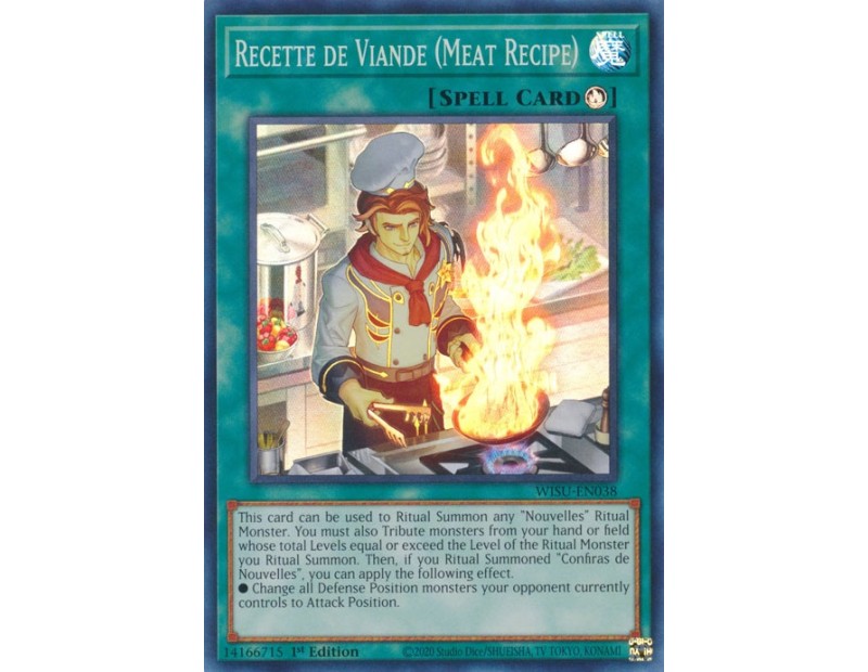 Recette de Viande (Meat Recipe) (WISU-EN038) - 1st Edition