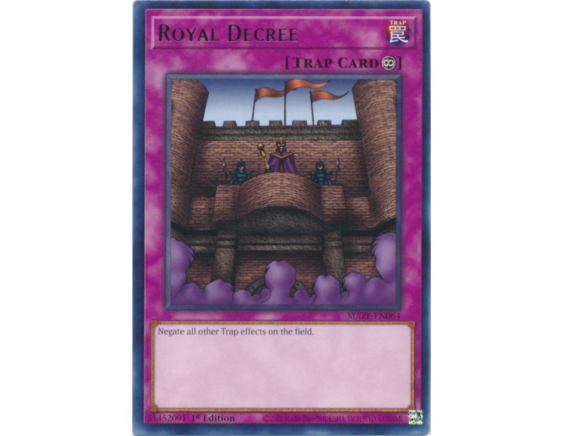 Royal Decree (MAZE-EN064) - 1st Edition