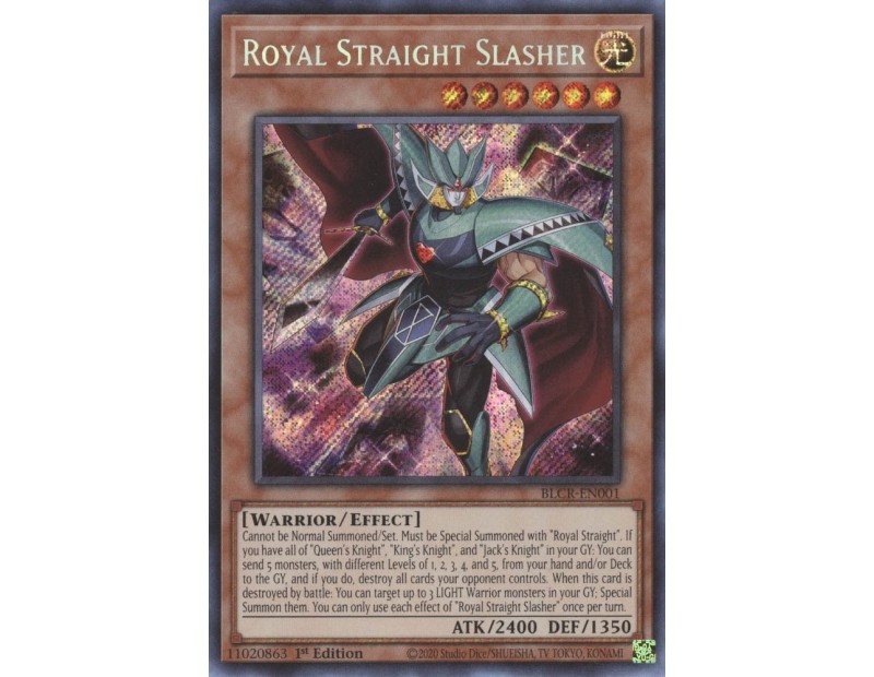 Royal Straight Slasher (BLCR-EN001) - 1st Edition