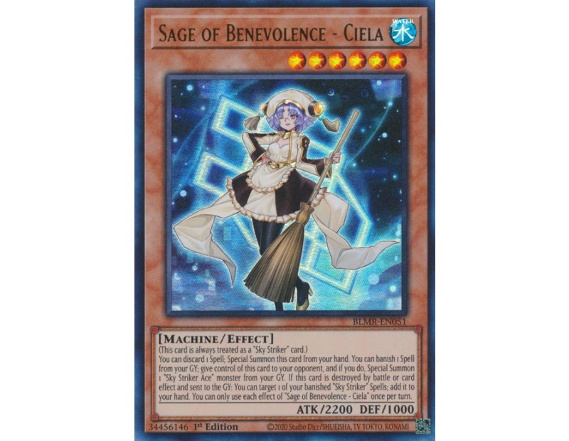 Sage of Benevolence - Ciela (BLMR-EN051) - 1st Edition