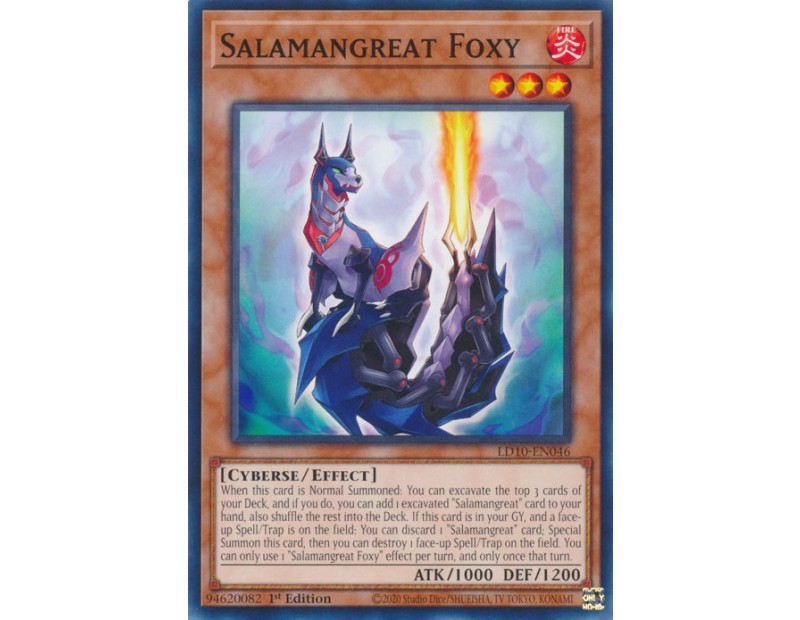 Salamangreat Foxy (LD10-EN046) - 1st Edition