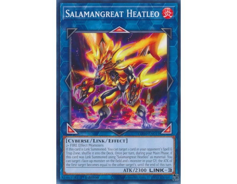 Salamangreat Heatleo (LD10-EN011) - 1st Edition