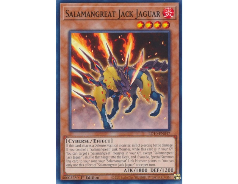 Salamangreat Jack Jaguar (LD10-EN047) - 1st Edition