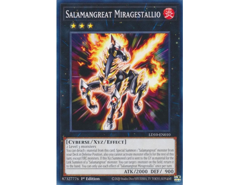 Salamangreat Miragestallio (LD10-EN010) - 1st Edition