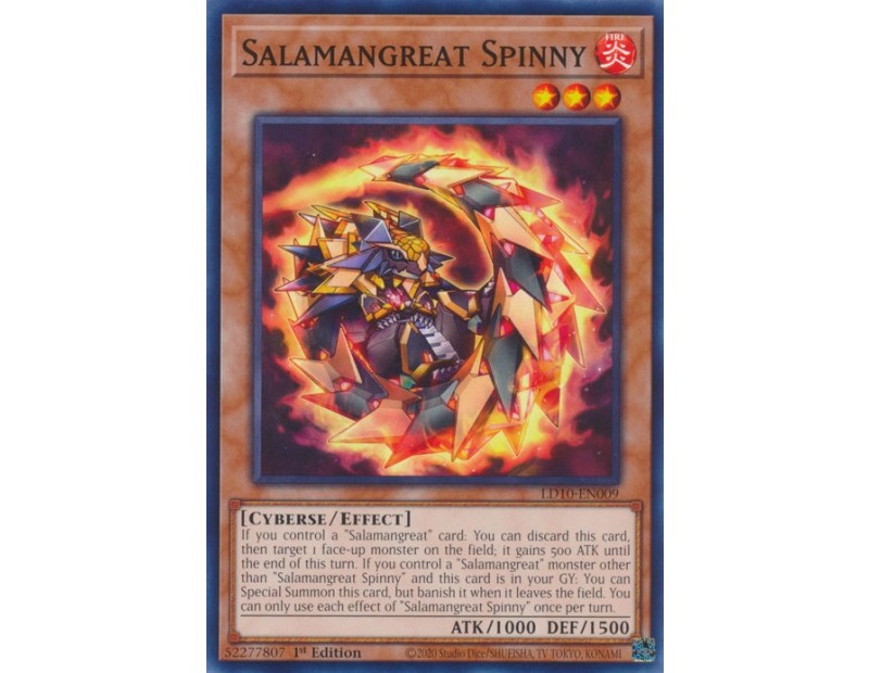 Salamangreat Spinny (LD10-EN009) - 1st Edition