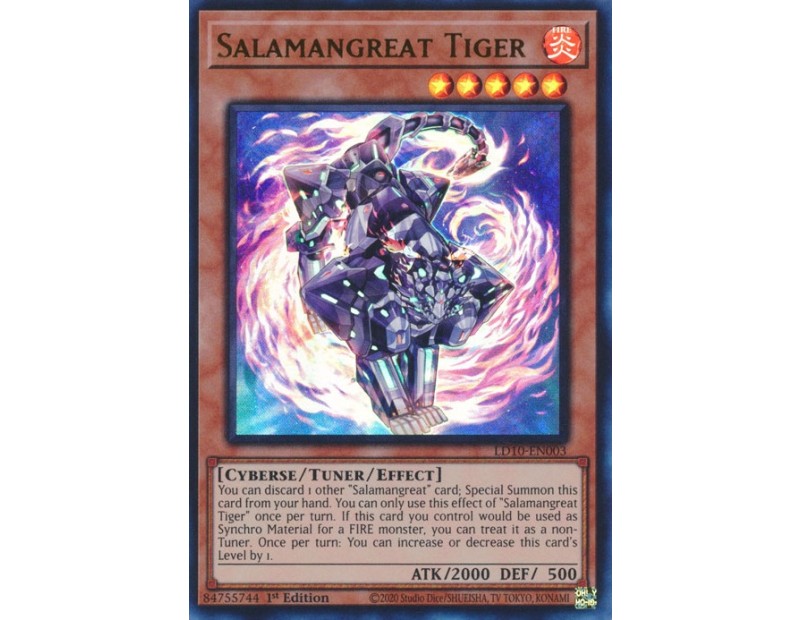 Salamangreat Tiger (LD10-EN003) - 1st Edition