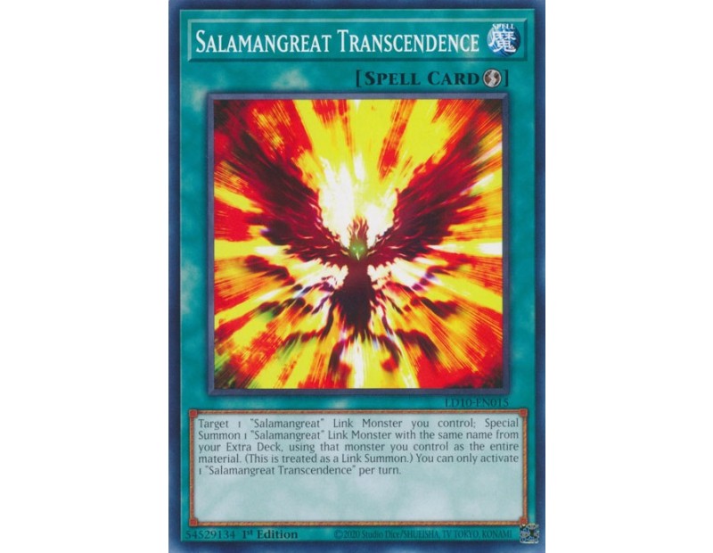 Salamangreat Transcendence (LD10-EN015) - 1st Edition
