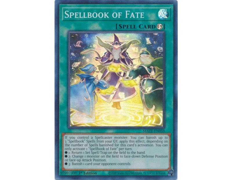 Spellbook of Fate (MAZE-EN059) - 1st Edition