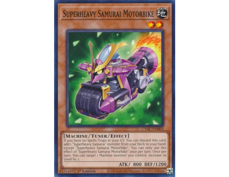 Superheavy Samurai Motorbike (CYAC-EN003) - 1st Edition