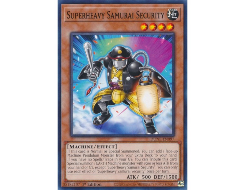 Superheavy Samurai Security (DUNE-EN097) - 1st Edition