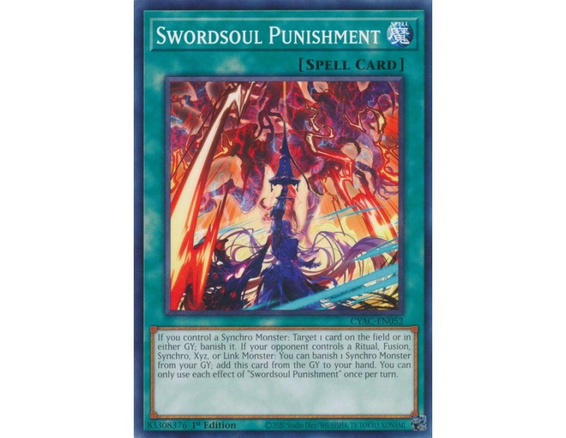 Swordsoul Punishment (CYAC-EN052) - 1st Edition