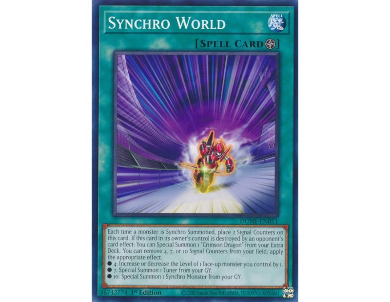 Synchro World (DUNE-EN051) - 1st Edition