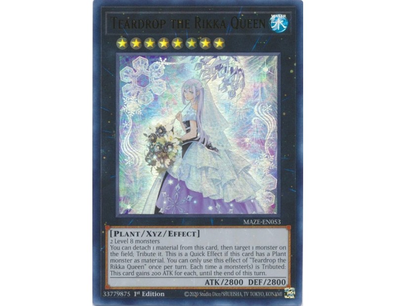 Teardrop the Rikka Queen (MAZE-EN053) - 1st Edition