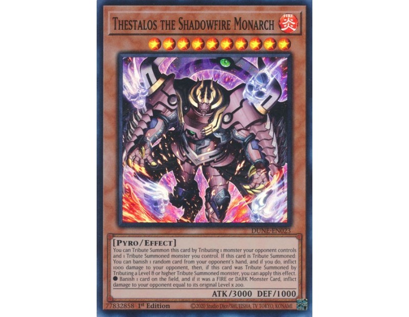 Thestalos the Shadowfire Monarch (DUNE-EN023) - 1st Edition