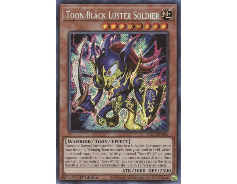 Toon Black Luster Soldier (BLCR-EN065) - 1st Edition