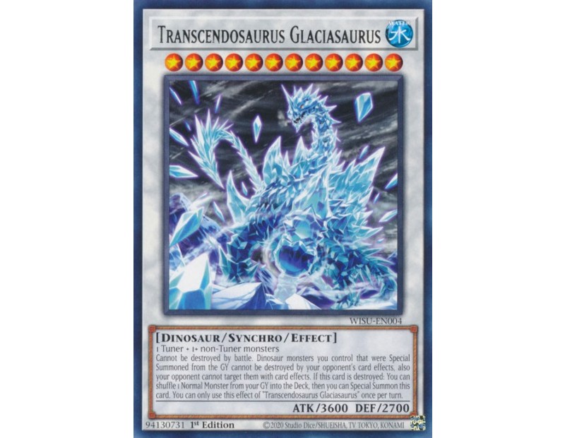 Transcendosaurus Glaciasaurus (WISU-EN004) - 1st Edition