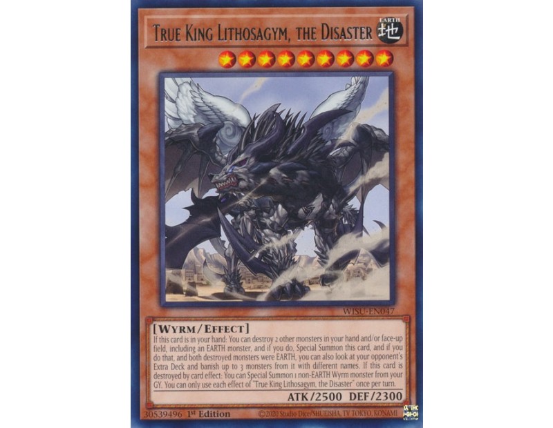 True King Lithosagym, the Disaster (WISU-EN047) - 1st Edition