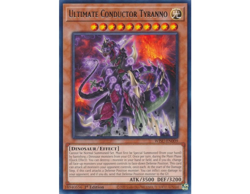 Ultimate Conductor Tyranno (WISU-EN009) - 1st Edition