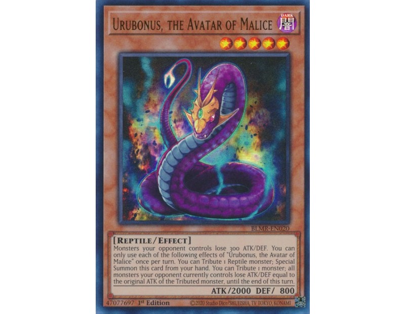 Urubonus, the Avatar of Malice (BLMR-EN020) - 1st Edition