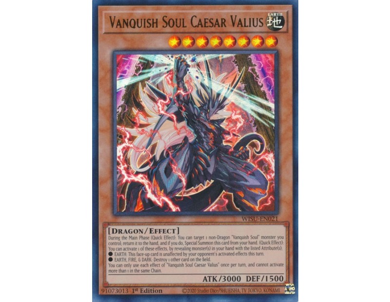 Vanquish Soul Caesar Valius (WISU-EN021) - 1st Edition