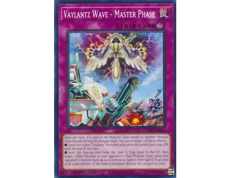 Vaylantz Wave - Master Phase (DUNE-EN074) - 1st Edition