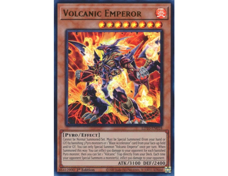 Volcanic Emperor (LD10-EN018) - 1st Edition
