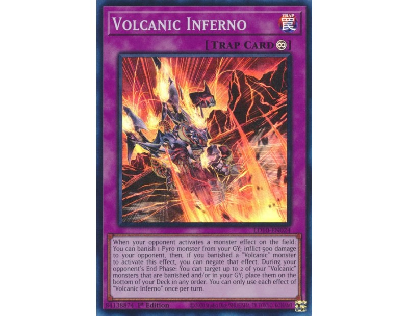 Volcanic Inferno (LD10-EN024) - 1st Edition