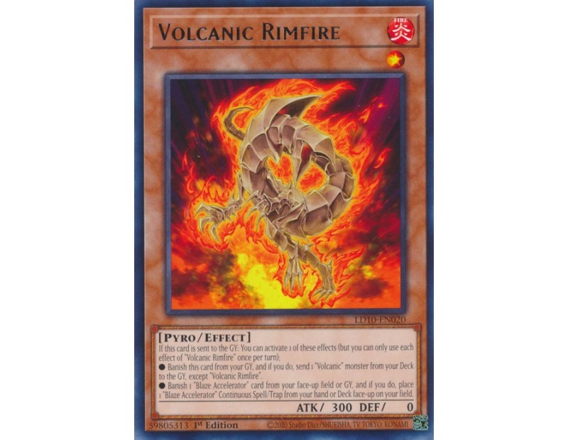 Volcanic Rimfire (LD10-EN020) - 1st Edition