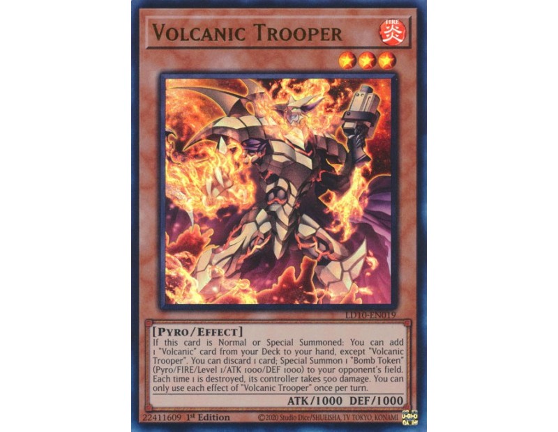 Volcanic Trooper (LD10-EN019) - 1st Edition