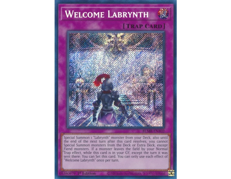 Welcome Labrynth (BLMR-EN102) - 1st Edition