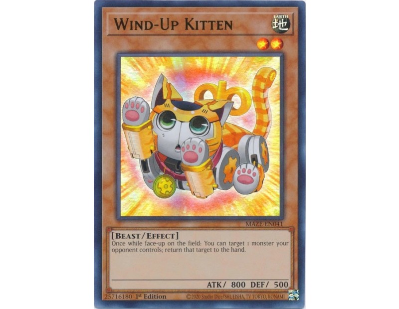 Wind-Up Kitten (MAZE-EN041) - 1st Edition