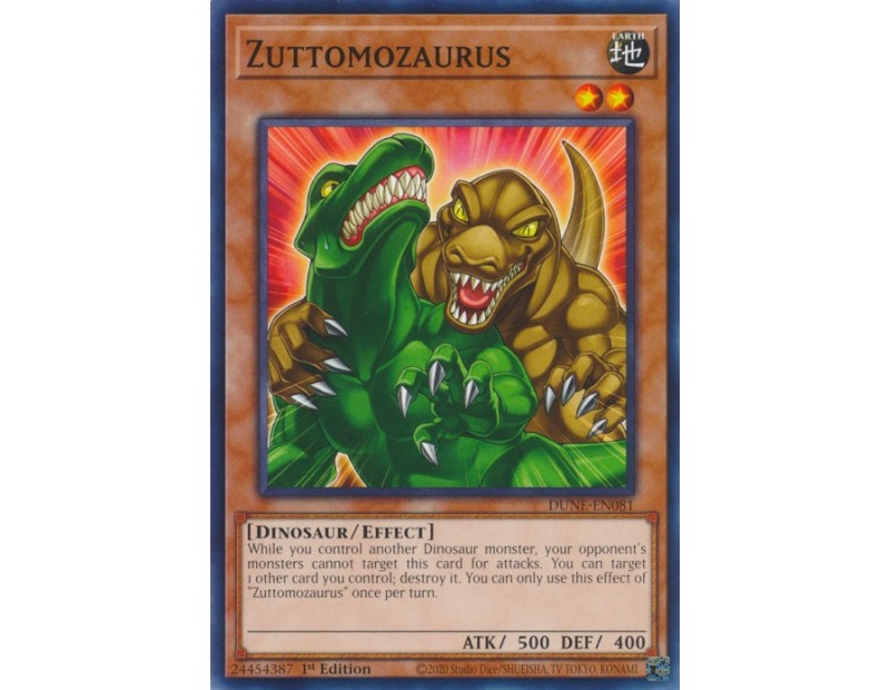 Zuttomozaurus (DUNE-EN081) - 1st Edition
