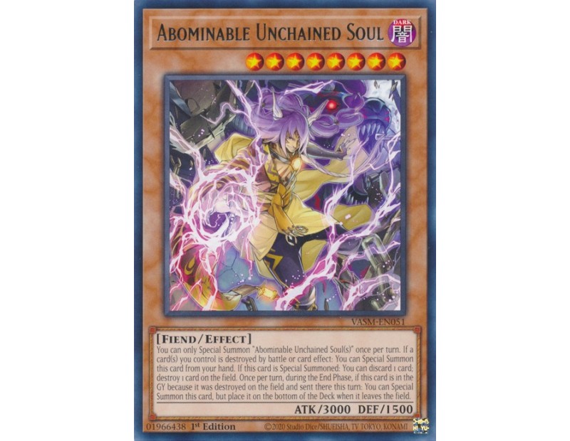 Abominable Unchained Soul (VASM-EN051) - 1st Edition