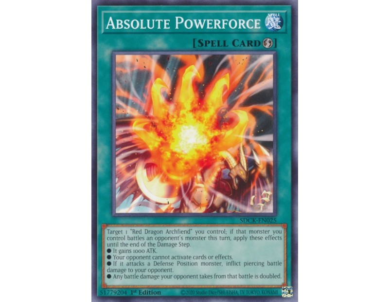 Absolute Powerforce (SDCK-EN025) - 1st Edition