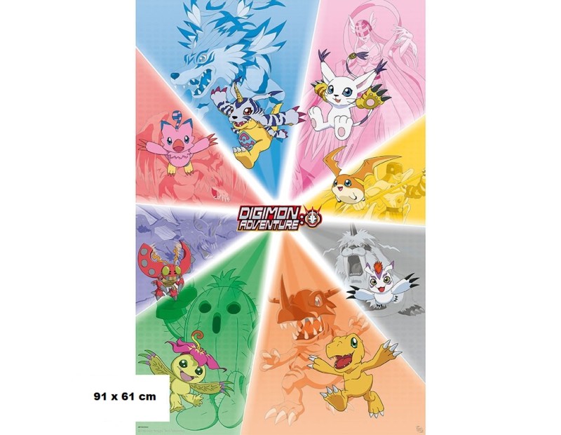 Αφίσα Digimon Adventure (91x61)