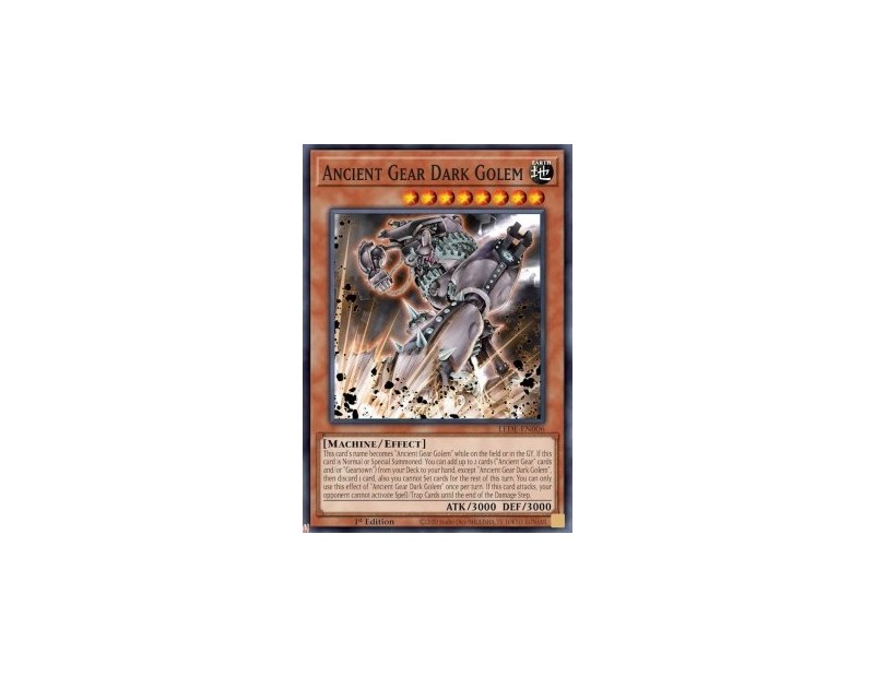 Ancient Gear Dark Golem (LEDE-EN006) - 1st Edition