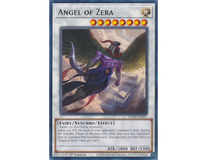 Angel of Zera (VASM-EN027) - 1st Edition