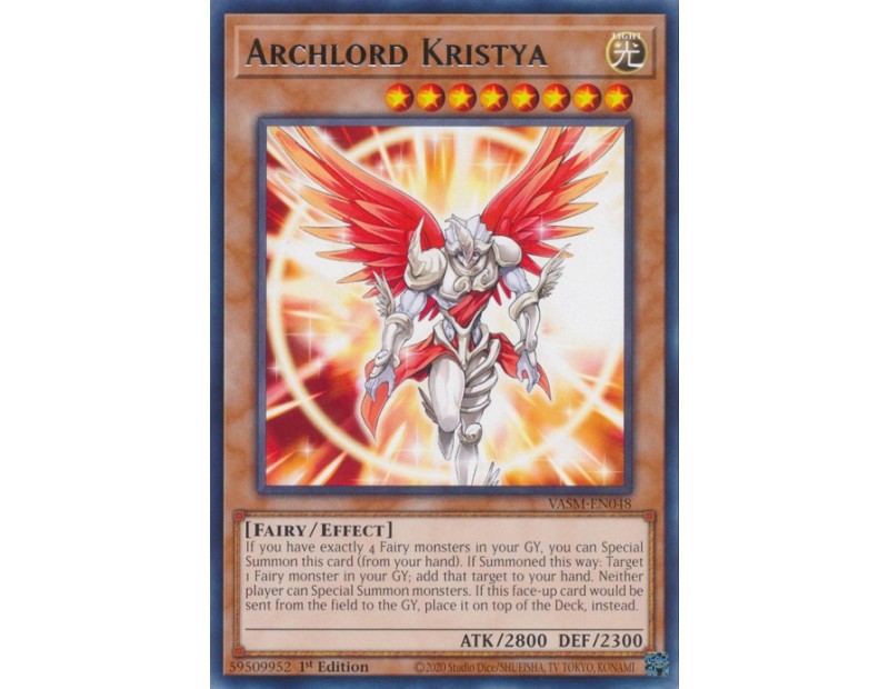 Archlord Kristya (VASM-EN048) - 1st Edition