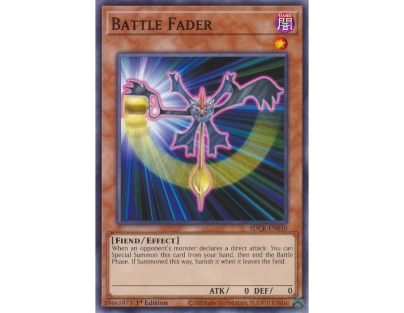 Battle Fader (SDCK-EN010) - 1st Edition