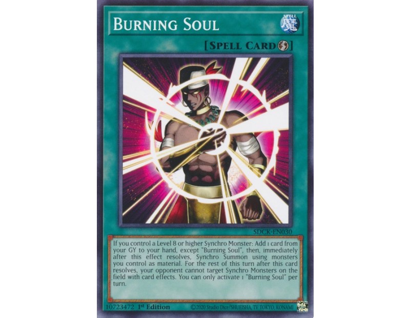 Burning Soul (SDCK-EN030) - 1st Edition