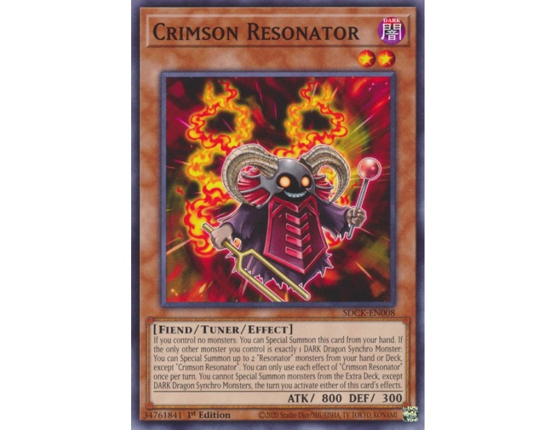 Crimson Resonator (SDCK-EN008) - 1st Edition