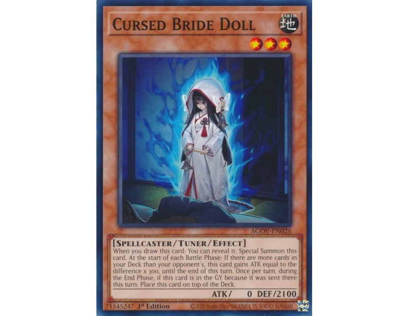 Cursed Bride Doll (AGOV-EN026) - 1st Edition