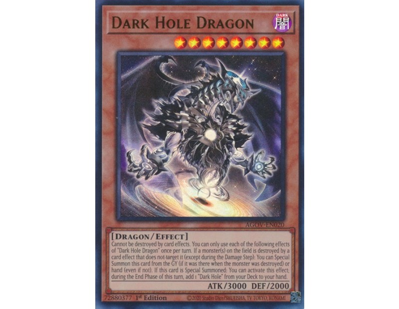 Dark Hole Dragon (AGOV-EN020) - 1st Edition