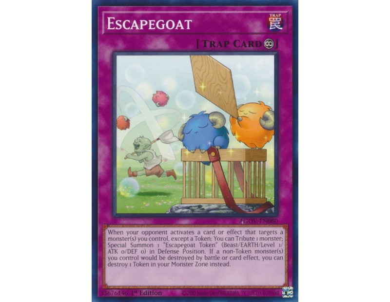 Escapegoat (AGOV-EN080) - 1st Edition