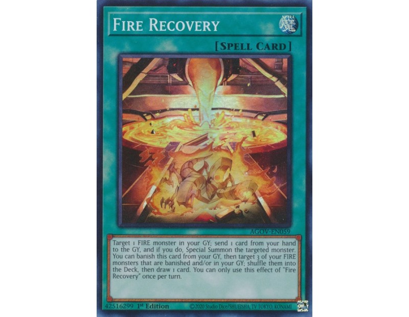 Fire Recovery (AGOV-EN059) - 1st Edition